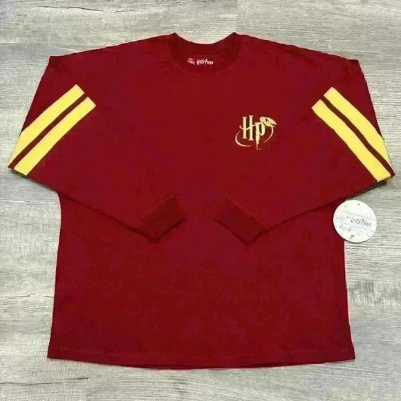 Wizarding World Harry Potter Jersey Red Pullover Longsleeve Unisex Sz XL (16/18) - Picture 4 of 16